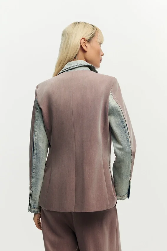Recycled Blazer Coat Recycled Blazer Coat