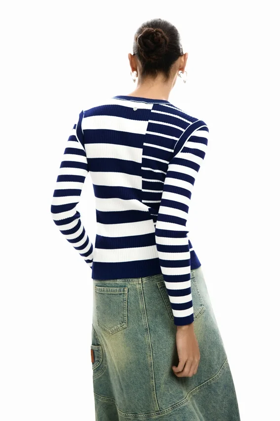 Rib Striped Sweater Rib Striped Sweater