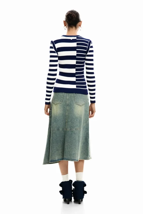 Rib Striped Sweater Rib Striped Sweater