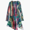 Ruched Asymmetric Dress