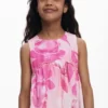 Ruched Floral Dress
