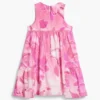 Ruched Floral Dress