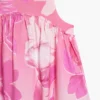 Ruched Floral Dress