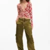 Ruched Neckline T-Shirt