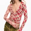 Ruched Neckline T-Shirt