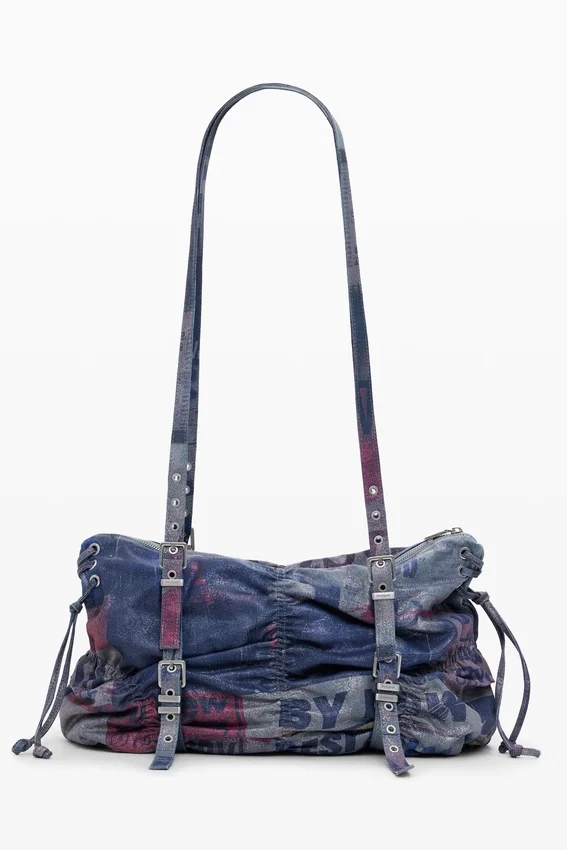 Ruched Newspaper Bag Ruched Newspaper Bag