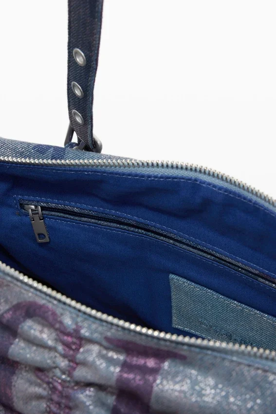 Ruched Newspaper Bag Ruched Newspaper Bag