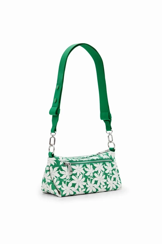 S Textured Floral Crossbody Bag S Textured Floral Crossbody Bag