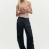 Satin Cargo Pants Satin Cargo Pants