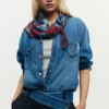 Scarf Hearts Daisies