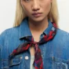 Scarf Hearts Daisies