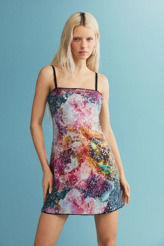 Sequin Flower Dress Sequin Flower Dress