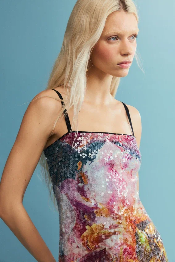Sequin Flower Dress Sequin Flower Dress