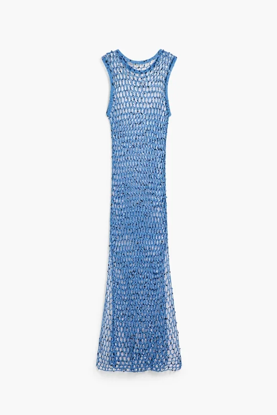 Sequin Mesh Pareo Dress Sequin Mesh Pareo Dress