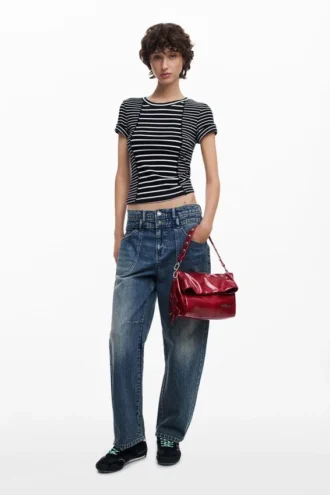 Shiny Flap Bag