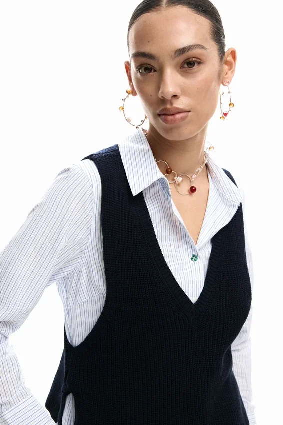 Shirt Detachable Vest Shirt Detachable Vest