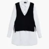 Shirt Detachable Vest Shirt Detachable Vest