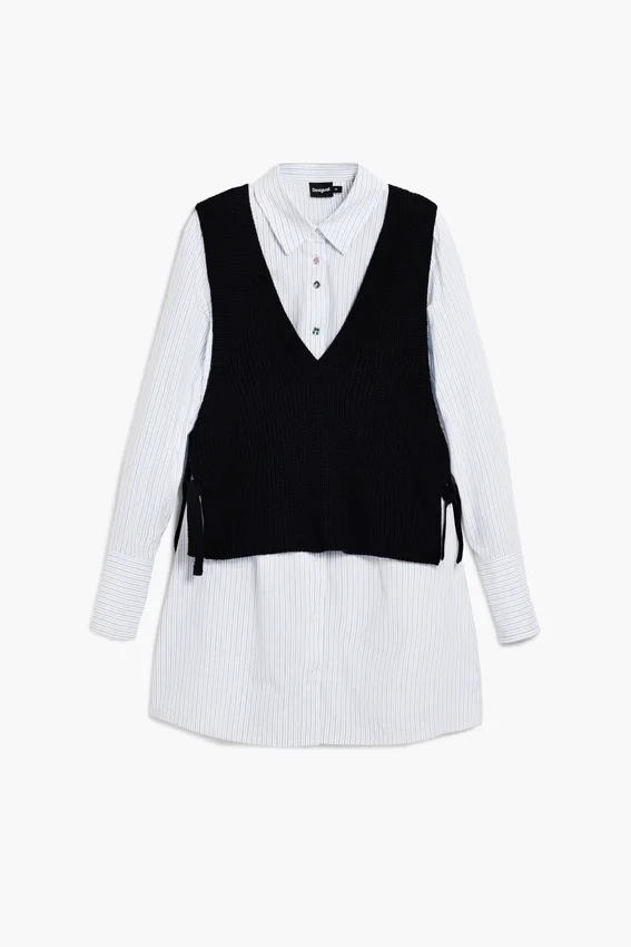 Shirt Detachable Vest Shirt Detachable Vest