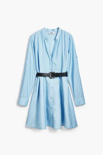 Shirt Dress with Belt
