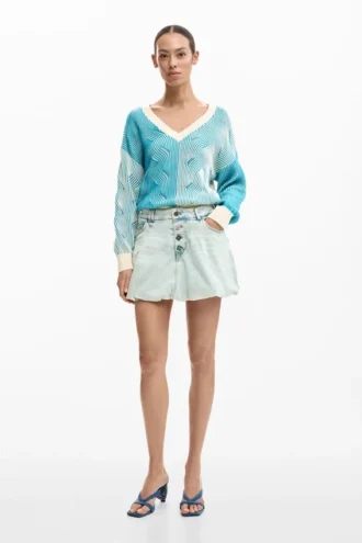 Short Denim Skirt