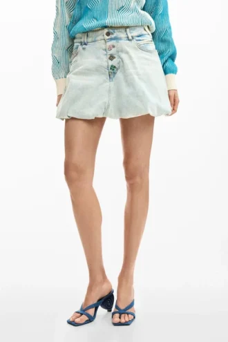 Short Denim Skirt
