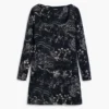 Short Dress with Square Neckline