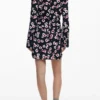Short Floral Shirt Dress Short Floral Shirt Dress