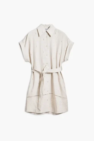 Short Perforated Dress