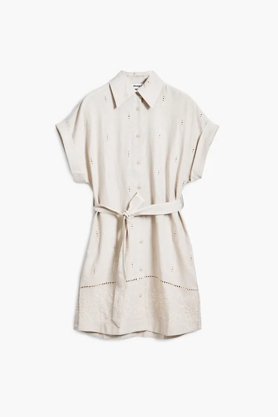 Short Perforated Dress Short Perforated Dress