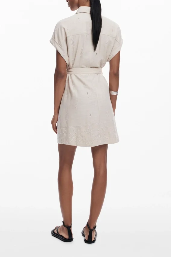 Short Perforated Dress Short Perforated Dress