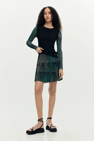 Short Pleated Skirt