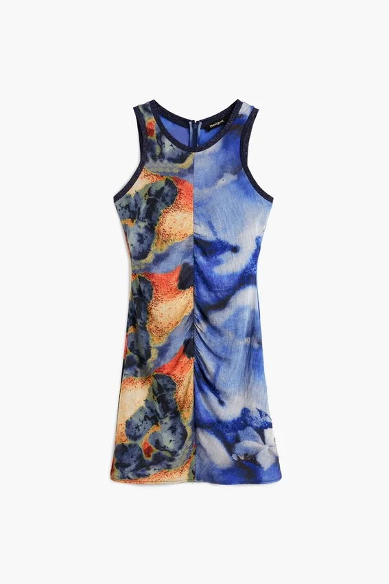 Short Printed Strappy Dress Short Printed Strappy Dress