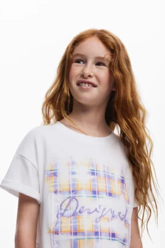 Short Sleeve Check T-Shirt