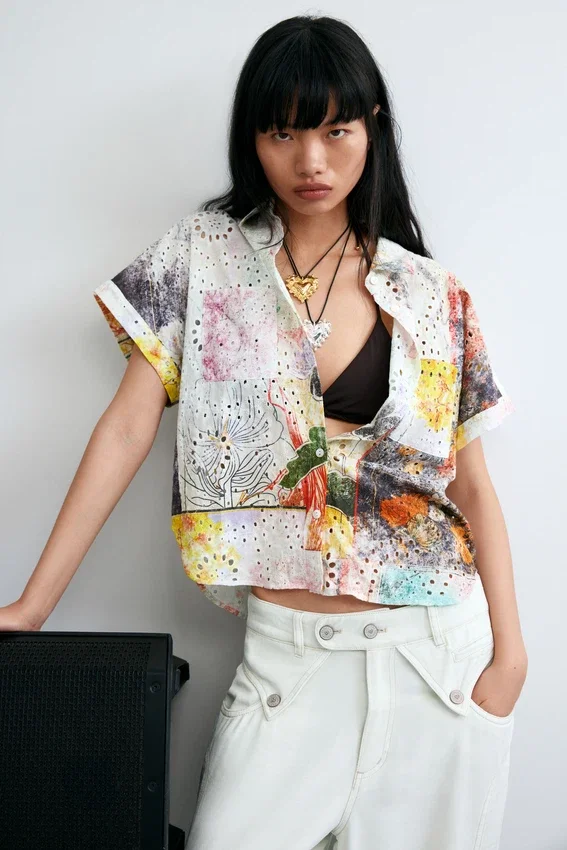 Short-Sleeve Cotton Shirt Short-Sleeve Cotton Shirt