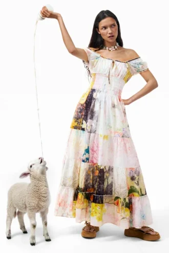 Short Sleeve Dress 100% Cotton