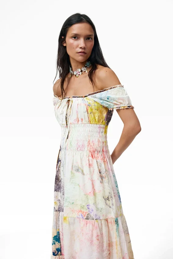 Short Sleeve Dress 100% Cotton Short Sleeve Dress 100% Cotton