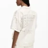 Short-Sleeve Embroidered Shirt
