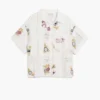 Short-Sleeve Embroidered Shirt