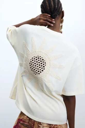 Short Sleeve Knit T-Shirt
