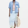 Short Sleeve Patchwork Shirt Short Sleeve Patchwork Shirt