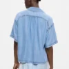 Short Sleeve Patchwork Shirt Short Sleeve Patchwork Shirt