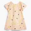 Short-Sleeved Floral Dress