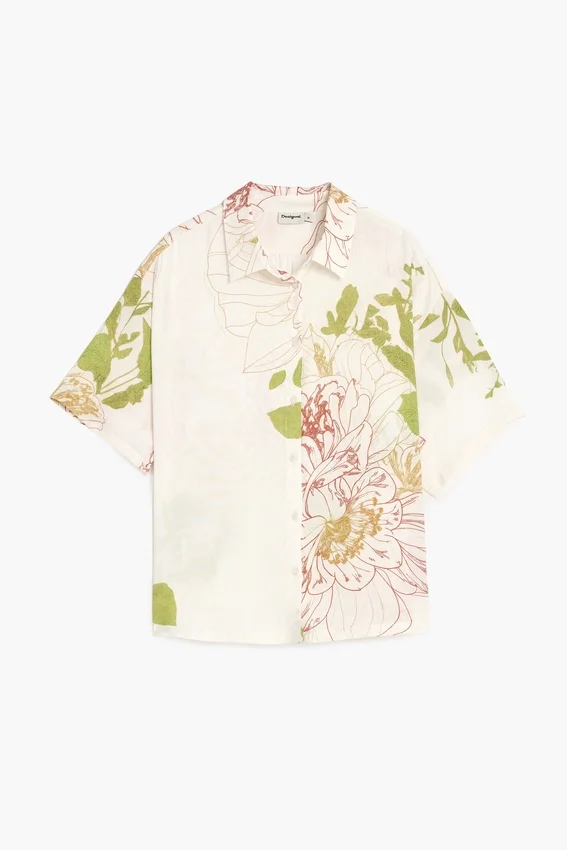 Short-Sleeved Floral Shirt Short-Sleeved Floral Shirt