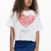 Short-Sleeved Heart T-Shirt