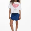 Short-Sleeved Heart T-Shirt