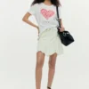 Short-Sleeved Heart T-Shirt