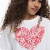 Short-Sleeved Heart T-Shirt