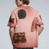 Short-Sleeved Patchwork T-Shirt
