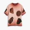 Short-Sleeved Patchwork T-Shirt