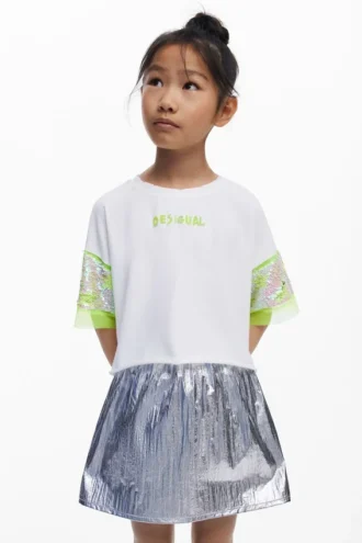 Short-Sleeved Sequin T-Shirt